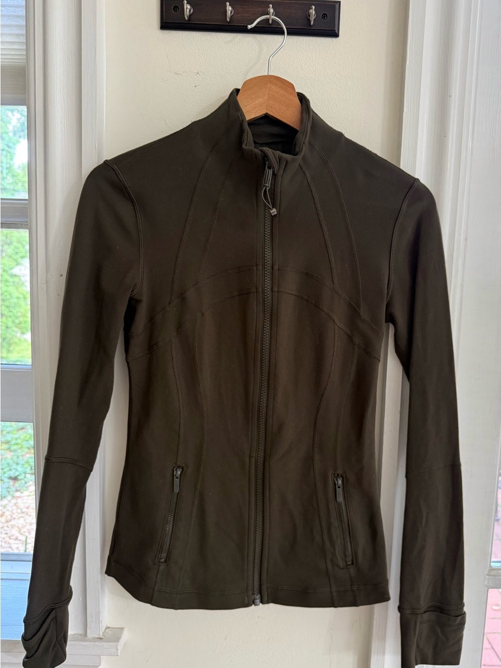 lululemon athletica Dark Olive Full-Zip Utility Jacket